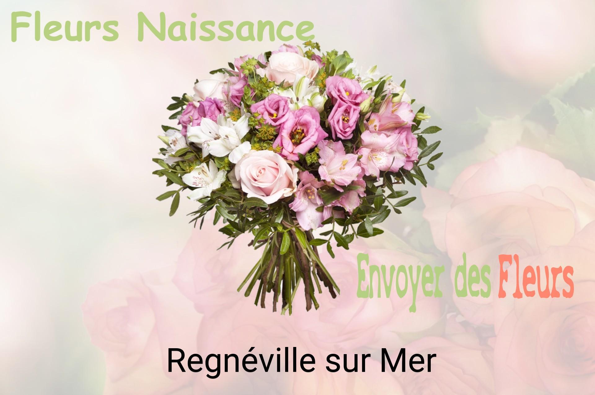 Bouquet de fleurs de naissance livré à Regnéville-sur-Mer